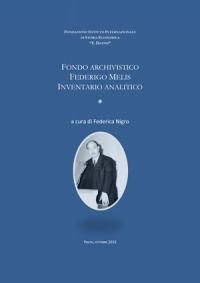 Frontespizio del volume dell'inventario F. melis